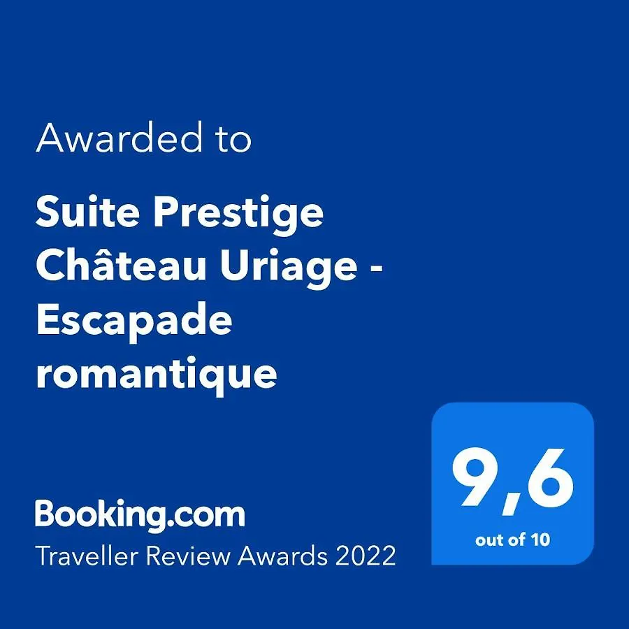 Apartment Suite Prestige Chateau Uriage - Escapade Romantique Saint-Martin-d'Uriage